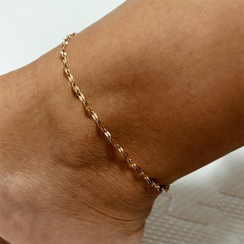 Coffee Bean Anklet