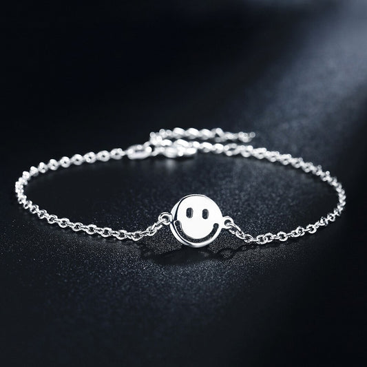 Smiley Face Tag Bracelet